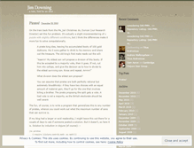 Tablet Screenshot of jimdowning.wordpress.com