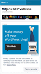 Mobile Screenshot of mitjansgepvallirana.wordpress.com