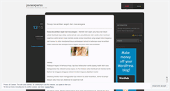 Desktop Screenshot of javaexperss.wordpress.com