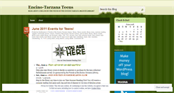 Desktop Screenshot of encinotarzanateens.wordpress.com
