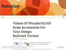 Tablet Screenshot of fannyjay.wordpress.com