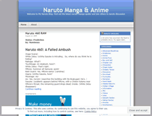 Tablet Screenshot of narutospoiler123.wordpress.com