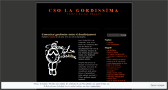 Desktop Screenshot of lagordissima.wordpress.com