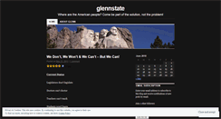 Desktop Screenshot of glennstate.wordpress.com