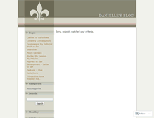 Tablet Screenshot of daniellejcook.wordpress.com