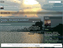 Tablet Screenshot of kacabiru.wordpress.com