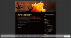 Desktop Screenshot of manilamassage.wordpress.com