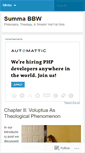 Mobile Screenshot of bbwphilosophy.wordpress.com
