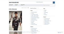 Desktop Screenshot of easysqueegee.wordpress.com