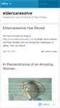 Mobile Screenshot of eldercaresolve.wordpress.com