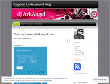 Tablet Screenshot of djarkangel.wordpress.com
