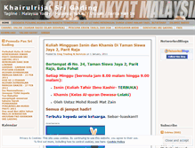 Tablet Screenshot of khairulrijal.wordpress.com