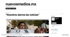 Desktop Screenshot of nuevosmedios376.wordpress.com