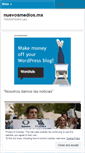Mobile Screenshot of nuevosmedios376.wordpress.com