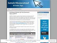 Tablet Screenshot of homesteadwebsitestips.wordpress.com