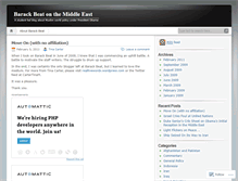 Tablet Screenshot of barackbeat.wordpress.com
