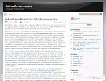 Tablet Screenshot of locksmithsantamonica.wordpress.com