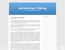 Tablet Screenshot of marianbishay.wordpress.com