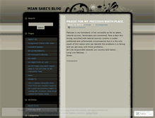 Tablet Screenshot of miansabi.wordpress.com