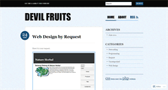Desktop Screenshot of devilfruits.wordpress.com