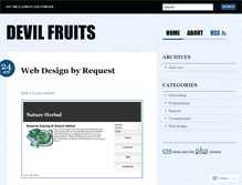 Tablet Screenshot of devilfruits.wordpress.com
