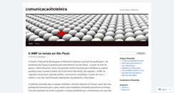 Desktop Screenshot of comunicacaohoteleira.wordpress.com