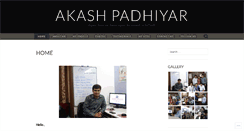 Desktop Screenshot of akashpadhiyar.wordpress.com
