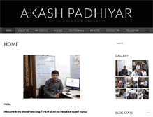 Tablet Screenshot of akashpadhiyar.wordpress.com