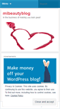 Mobile Screenshot of mibeautyblog.wordpress.com