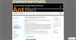 Desktop Screenshot of antnet.wordpress.com