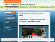 Tablet Screenshot of movilidadurbanasustentable.wordpress.com