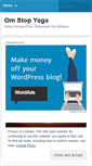 Mobile Screenshot of omstopyoga.wordpress.com