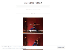 Tablet Screenshot of omstopyoga.wordpress.com