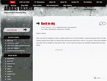 Tablet Screenshot of abbasbashir.wordpress.com