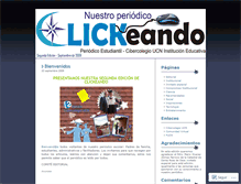 Tablet Screenshot of clickeando2.wordpress.com