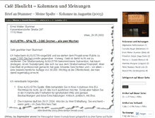 Tablet Screenshot of cafeblaulicht.wordpress.com