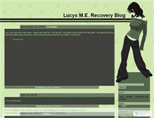 Tablet Screenshot of lucyschronicfatigue.wordpress.com