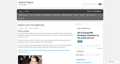 Desktop Screenshot of antoniomugica.wordpress.com