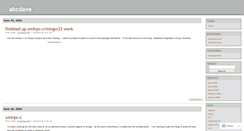 Desktop Screenshot of abcdave.wordpress.com