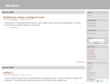 Tablet Screenshot of abcdave.wordpress.com