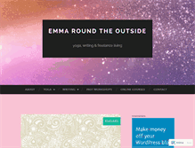 Tablet Screenshot of emmaroundtheoutside.wordpress.com