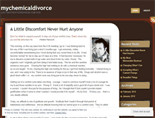 Tablet Screenshot of mychemicaldivorce.wordpress.com