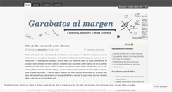 Desktop Screenshot of garabatosalmargen.wordpress.com