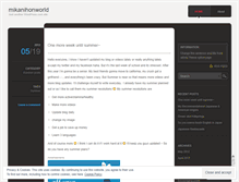 Tablet Screenshot of mikanihonworld.wordpress.com