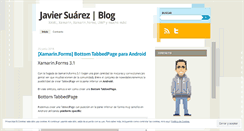 Desktop Screenshot of javiersuarezruiz.wordpress.com
