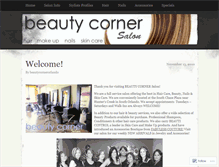 Tablet Screenshot of beautycornerorlando.wordpress.com