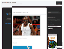 Tablet Screenshot of blackmeninprison.wordpress.com