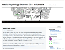 Tablet Screenshot of npsuppsala.wordpress.com