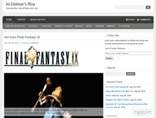 Tablet Screenshot of jer2dabear.wordpress.com
