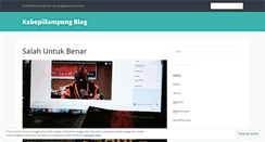Desktop Screenshot of kabepiilampungcom.wordpress.com